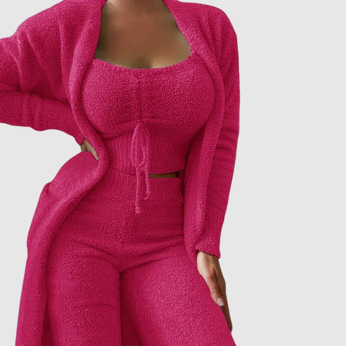 FÁTIMA | CONJUNTO DE PIJAMA DE 3 PIEZAS