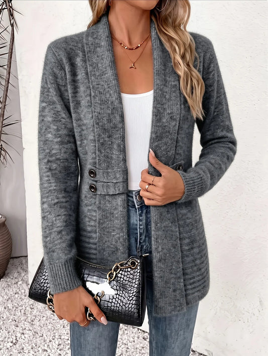 Elisa | Cárdigan elegante de mujer con cintura entallada
