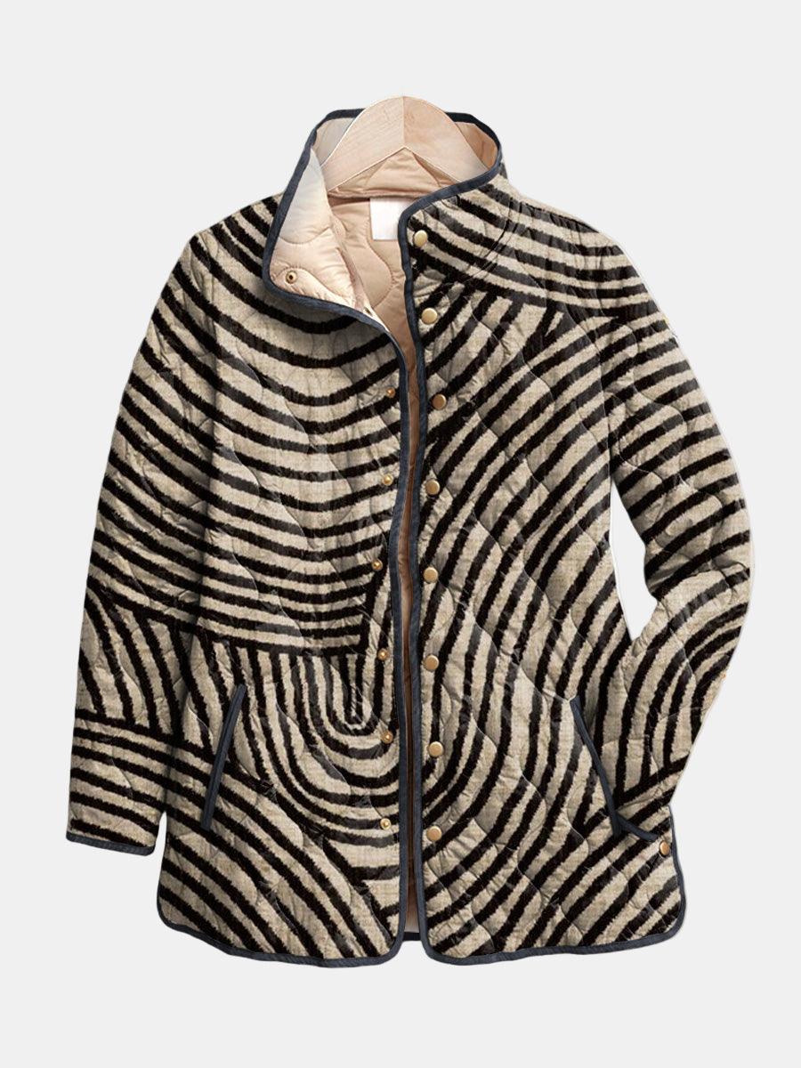 DELACROIX | Chaqueta acolchada con círculos para mujer Léa