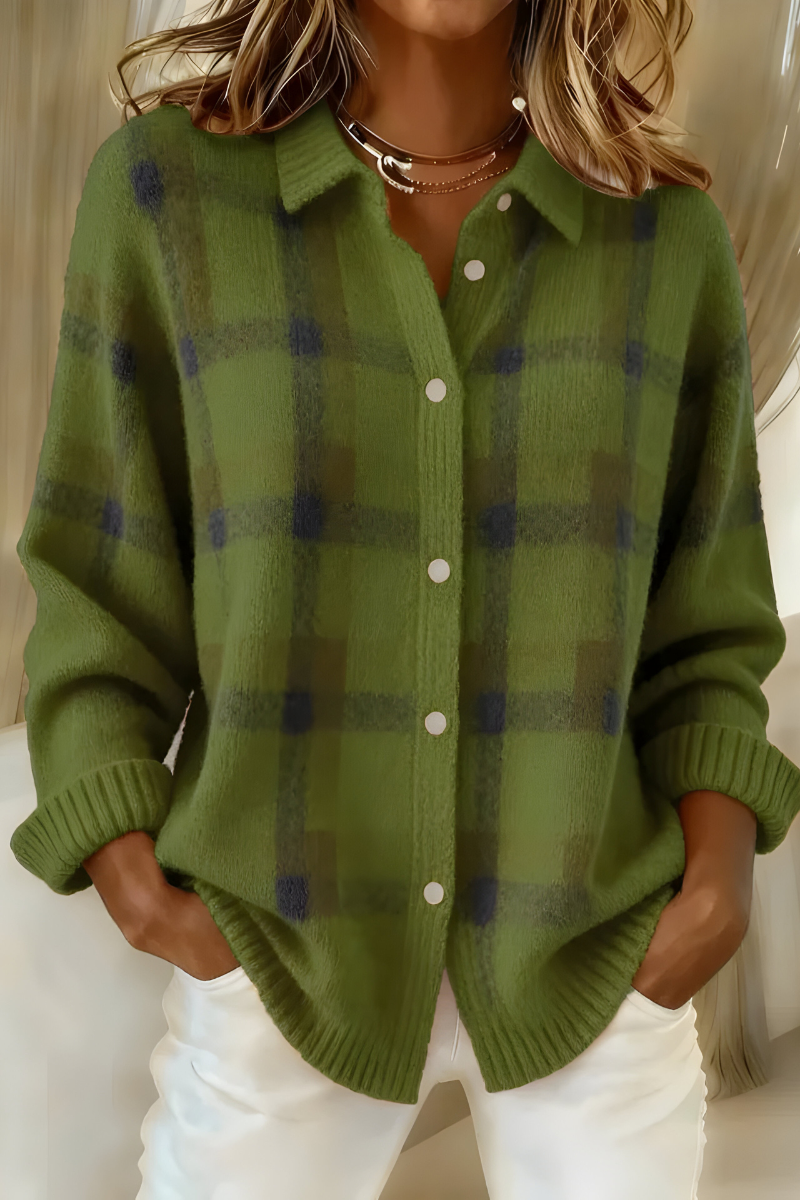 Candela | Chaqueta de punto a cuadros