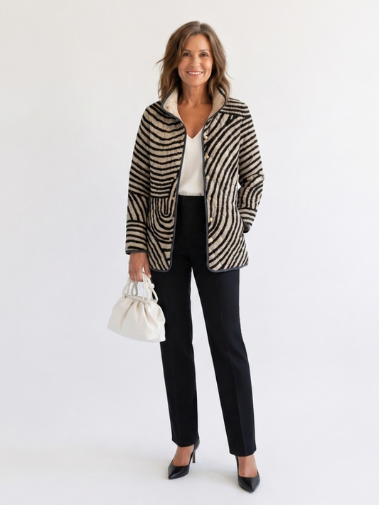 DELACROIX | Chaqueta acolchada con círculos para mujer Léa