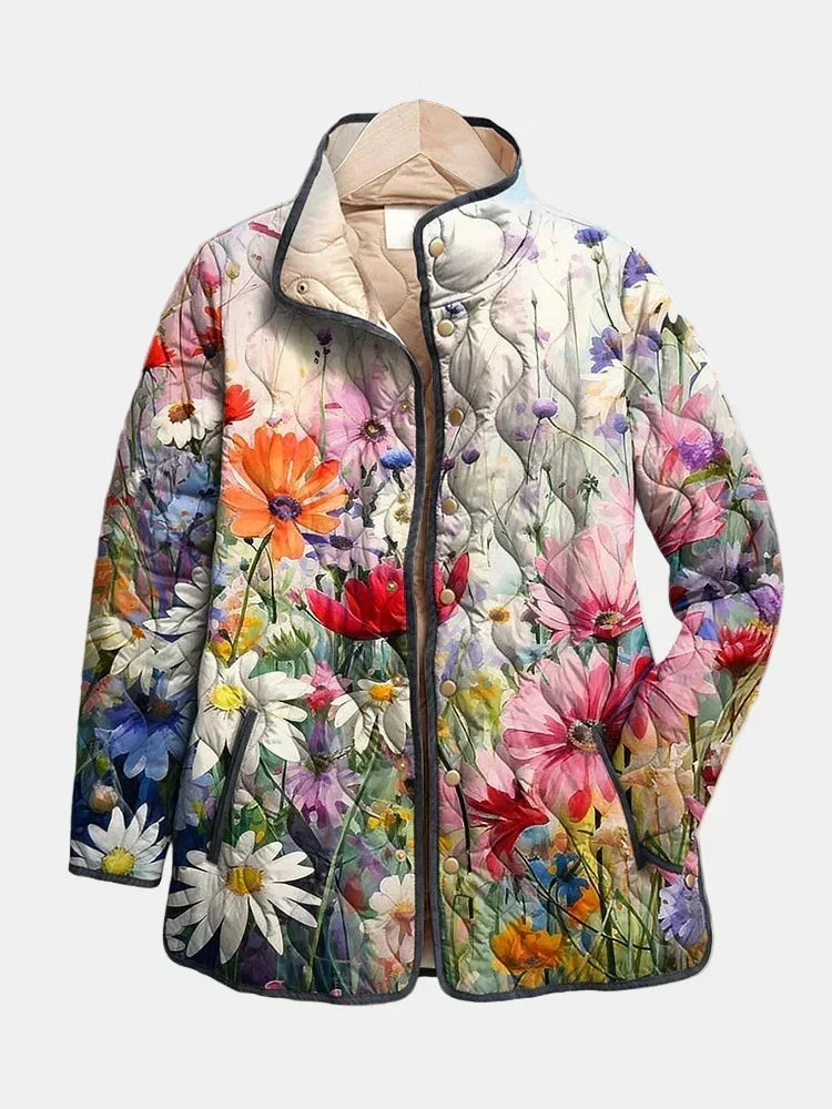 DELACROIX | Chaqueta acolchada floral para mujer Manon