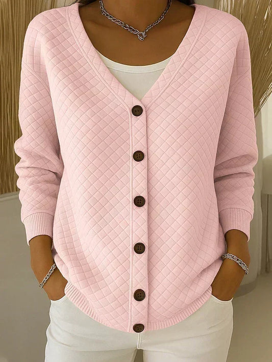 Leonor | Chaqueta de punto acolchada con botones