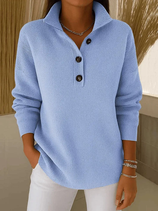 Amparo | Polo de punto con cuello en V