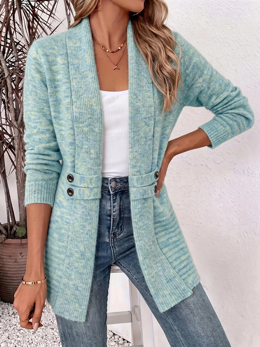 María | Cárdigan elegante de mujer con cintura entallada