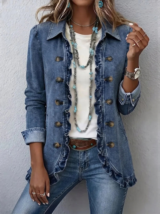 PAULA | CHAQUETA CON VOLANTES