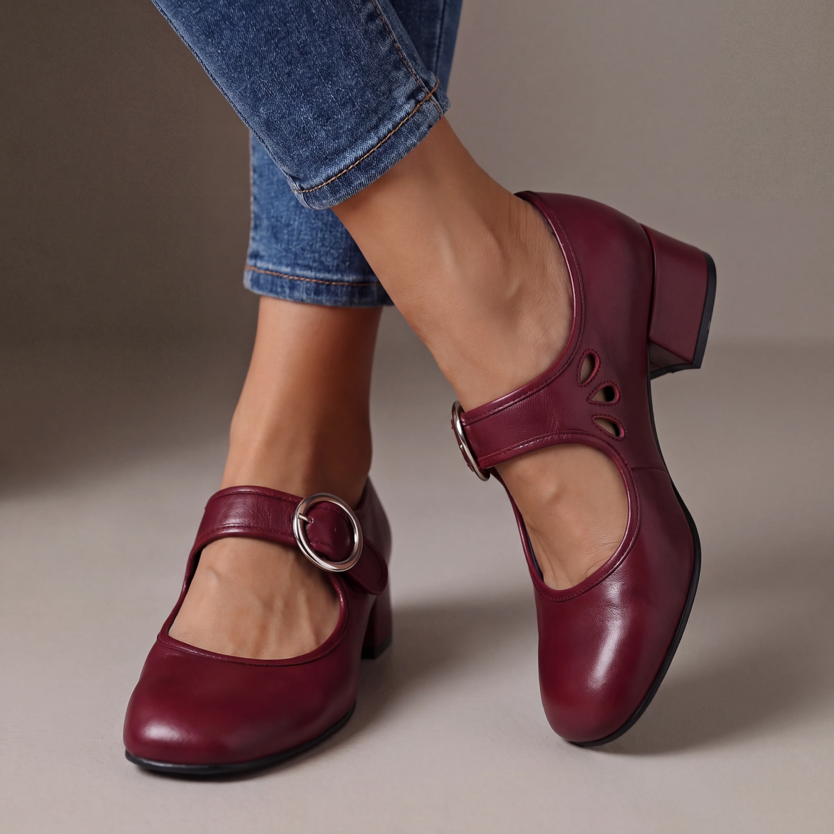 ELENA | ZAPATOS DE TACÓN DE PIEL VERÓNICA