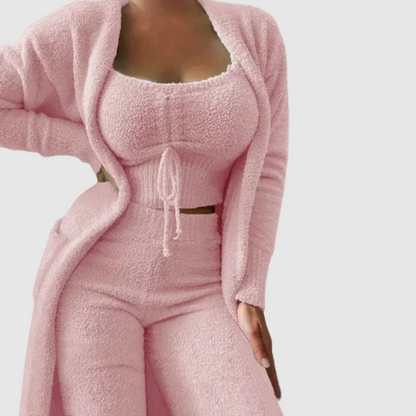 FÁTIMA | CONJUNTO DE PIJAMA DE 3 PIEZAS