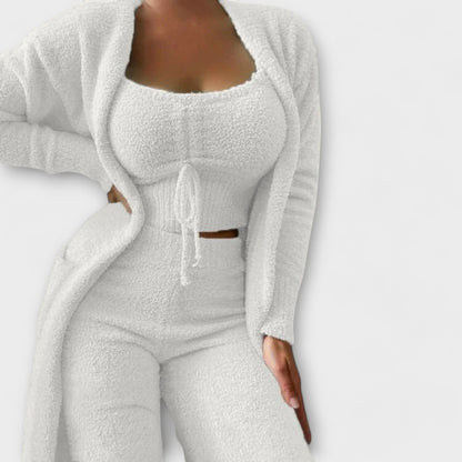 FÁTIMA | CONJUNTO DE PIJAMA DE 3 PIEZAS