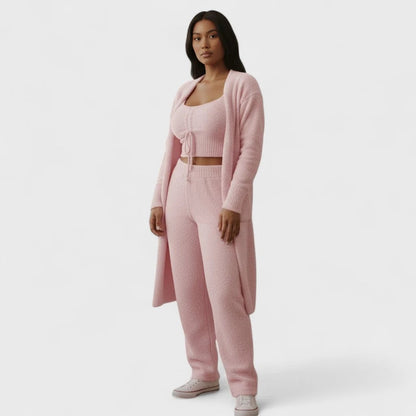 FÁTIMA | CONJUNTO DE PIJAMA DE 3 PIEZAS