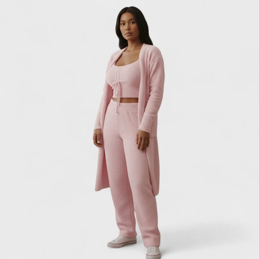 FÁTIMA | CONJUNTO DE PIJAMA DE 3 PIEZAS