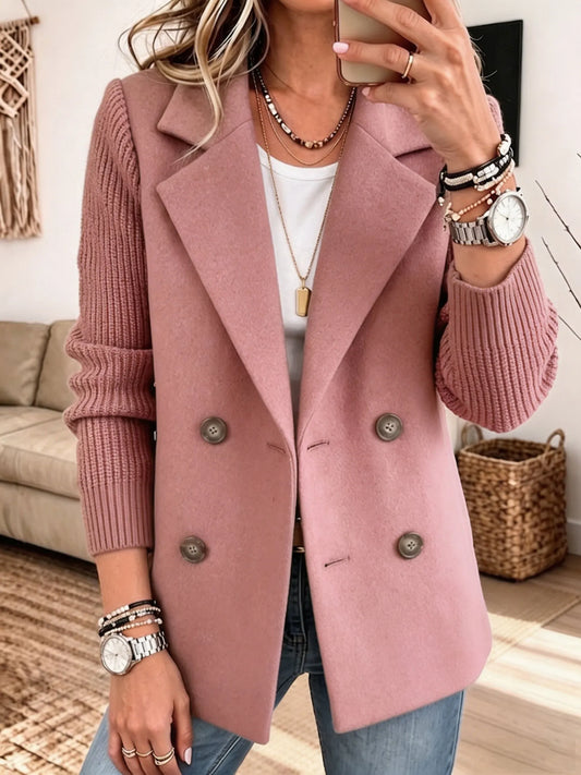 Luisa | Blazer elegante con mangas de punto